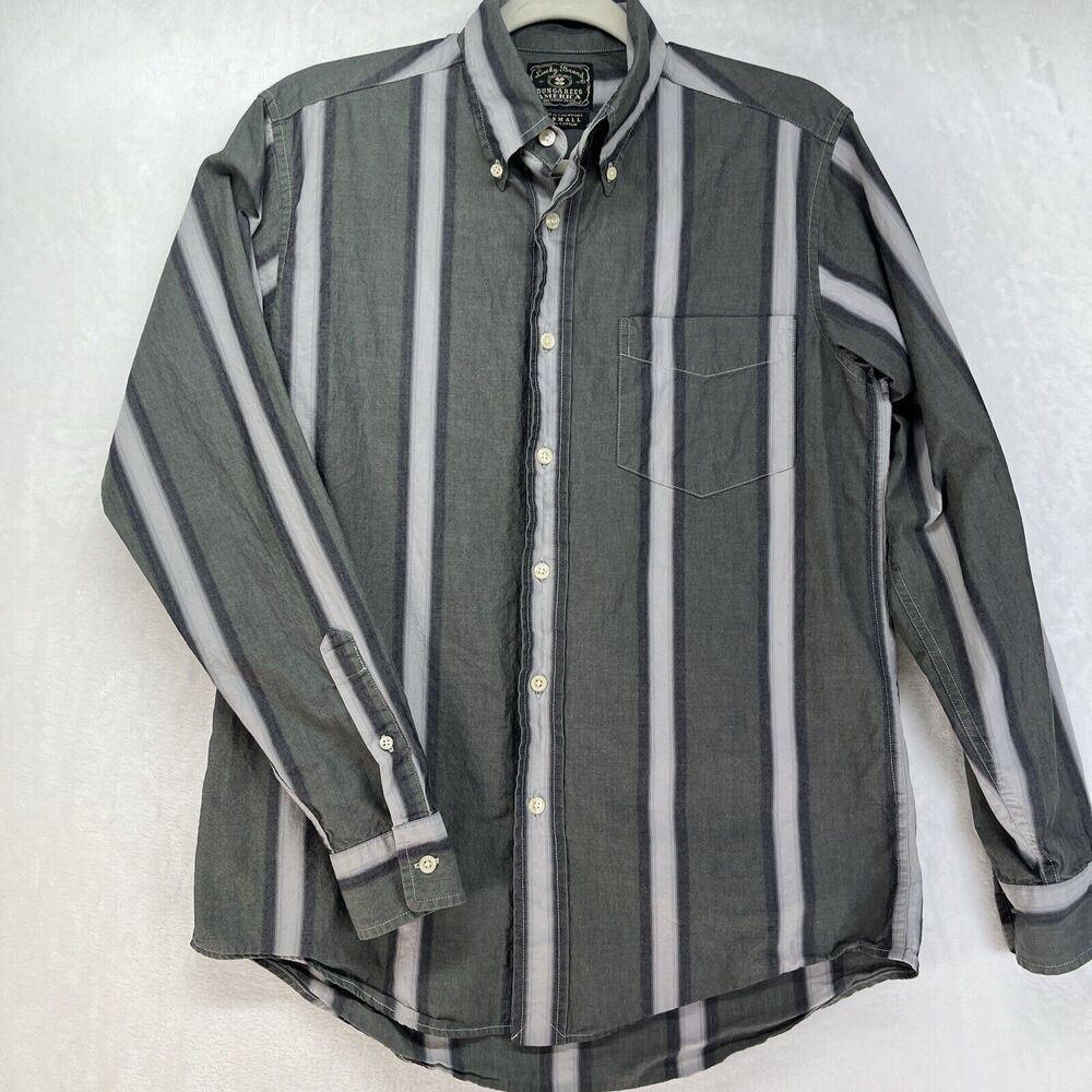 Lucky Brand Dungarees‎ Long Sleeve Button Down Men’s Sz XS Striped Cotton